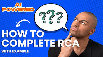 How to complete a root cause analysis with AI?