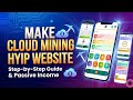 New Cloud Mining HYIP Investment Website Script With Admin Panel 2026 | Full Setup Tutorial