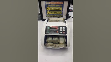 Portable Money Counting Machine with Fake Note Detector #ytshorts #notecountingmachine #tech #viral
