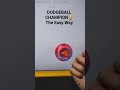 The finalsdodgeball championeliminate opponents with 3 different carribles within 15 secondseasy