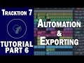 Tracktion 7 Free DAW Tutorial (Part 6) – Automation and Exporting