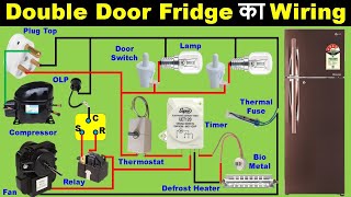 Double Door fridge Repairing And Connection | double door refrigerator | Electrical Technician