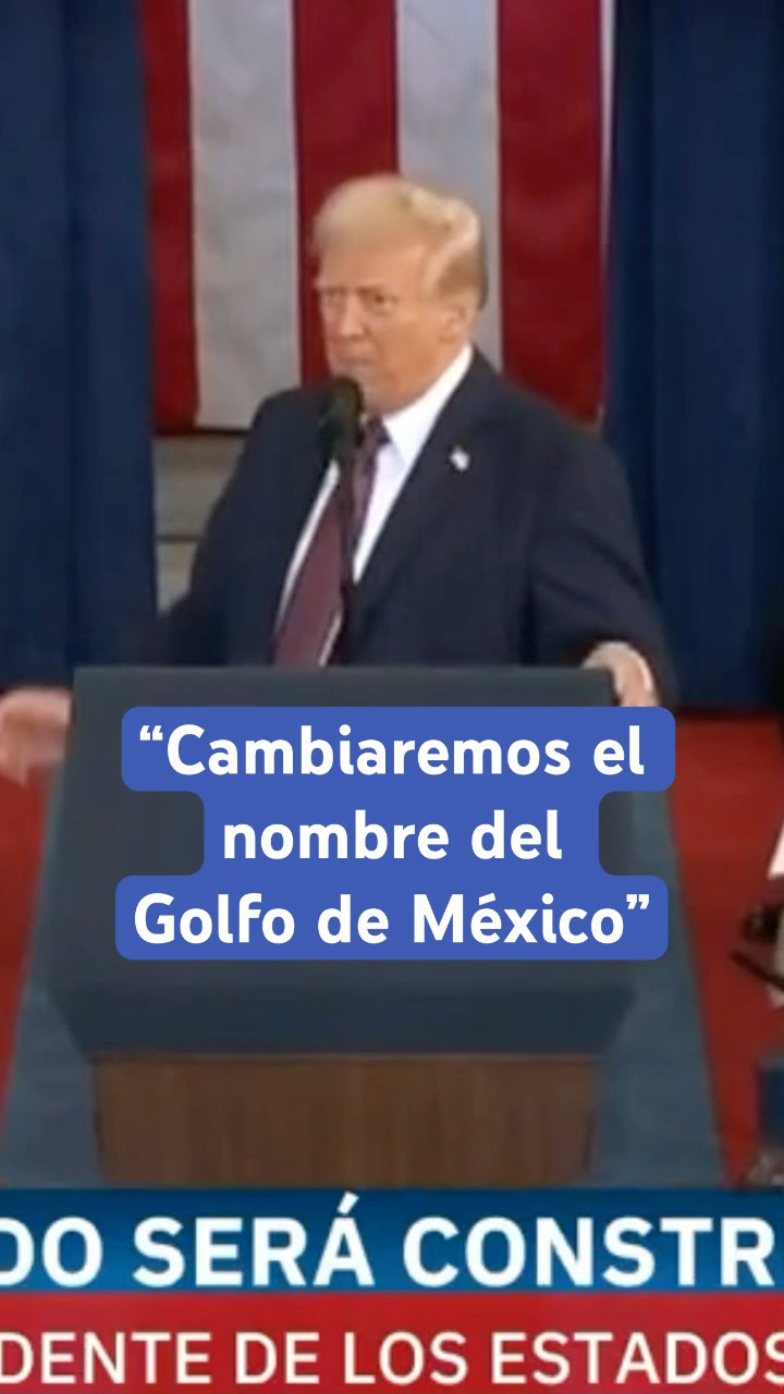 Trump asegura renombramiento del Golfo de México #shorts