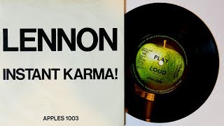 Lennon - Instant Karma ! / Ono - Who Has Seen The Wind ? - Single Vinyl 7" Unboxing