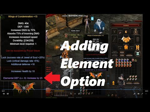 MU Online (Global) - How to add element 4th wings (Step by Step Guide)