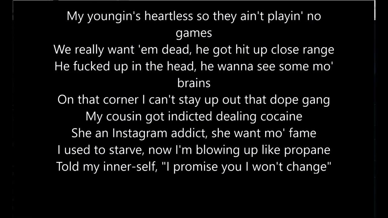 (Heartless) Polo G ft, Mustard (Lyrics) YouTube