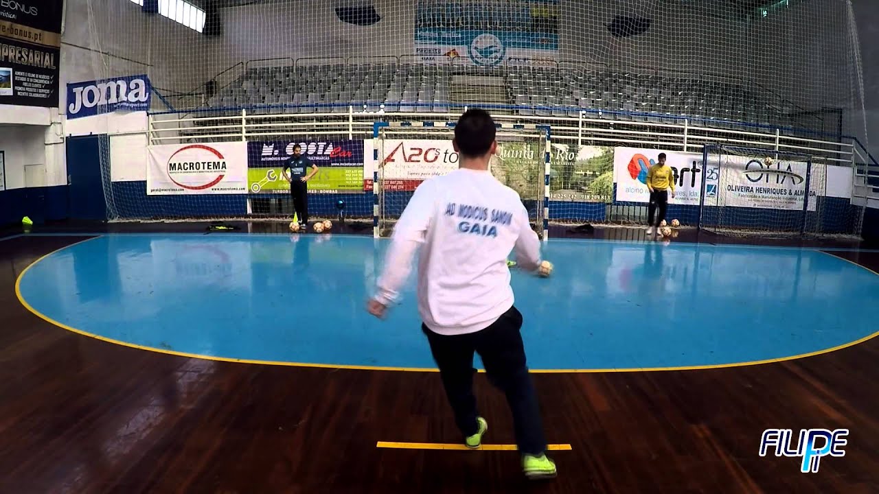 Treino de Guarda-Redes Futsal Modicus 15/16 Filipe Monteiro, Futsal Goalkeeper Training