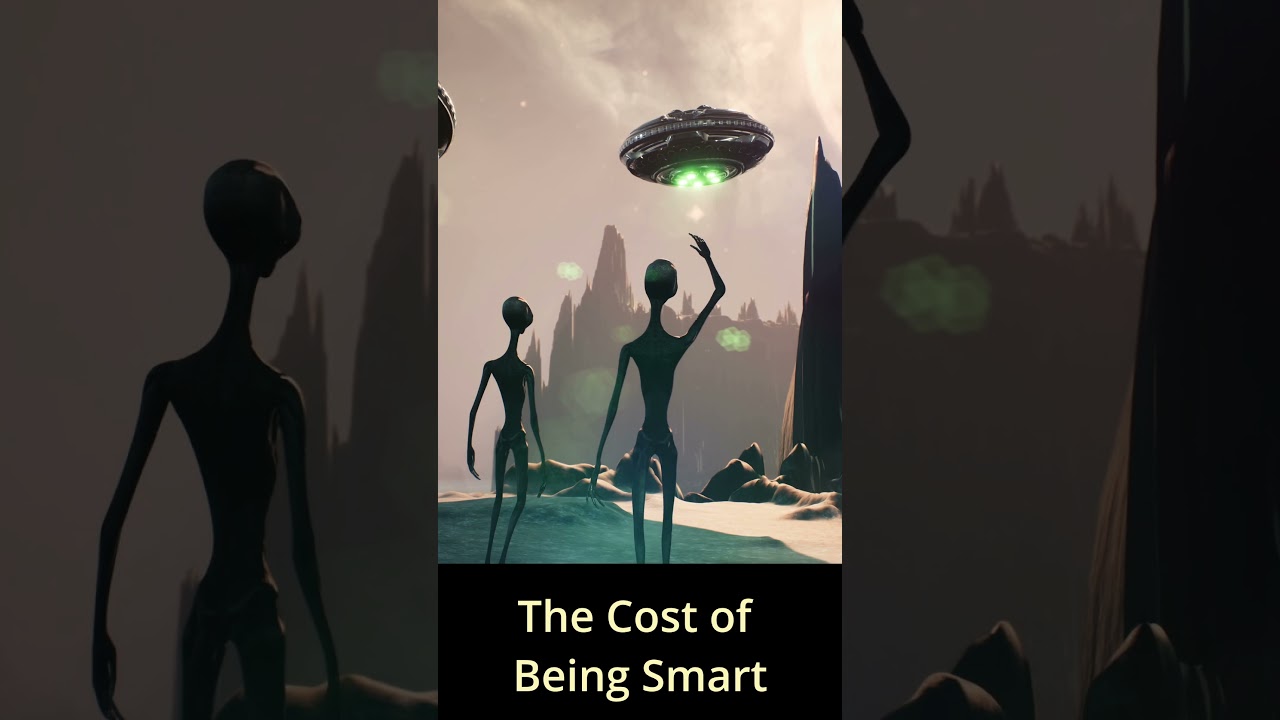 The Cost of Being Smart #aliens #astrobiology