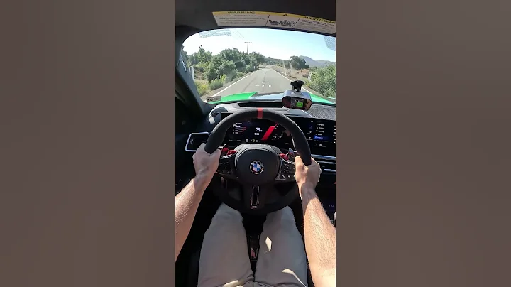 The BMW M3 CS Gets to 60 in 2.9 Seconds (POV Drive #shorts)
