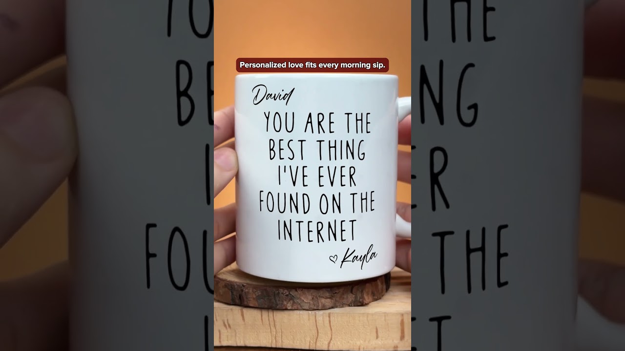 Best Thing I Ever Found - Personalized Custom Coffee Mug 