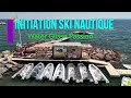 Leon de ski nautique sur le port des issambres water glisse passion
