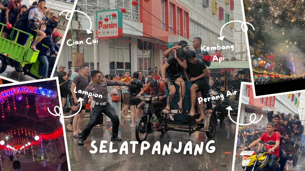 Semarak Cahaya Lampion, Festival Perang Air dan Pesta Kembang Api di Selatpanjang