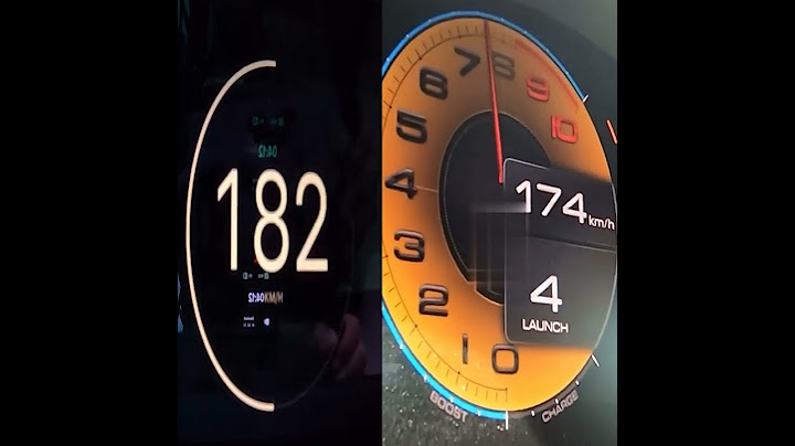 Tesla Model S Plaid VS Ferrari SF90 Stradale 0-300 KM/H Acceleration