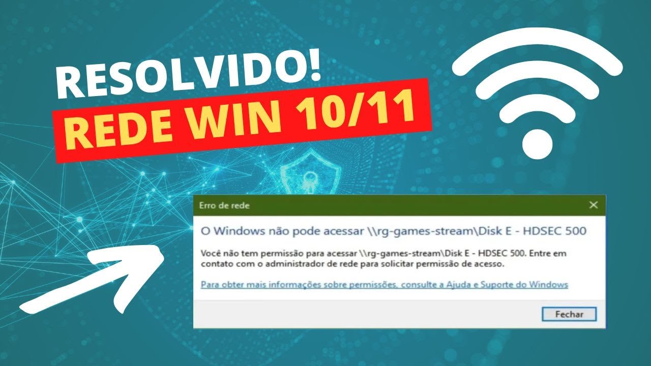 🛠️ Erro de Rede no Windows: Como Resolver o Problema de Acesso ...