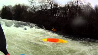 Tom Stuck in 2nd Weir After Backbarrow