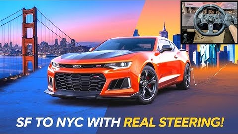 Chevrolet Camaro ZL1 San Francisco to NYC | NFS The Run With Steering Wheel Ep 1