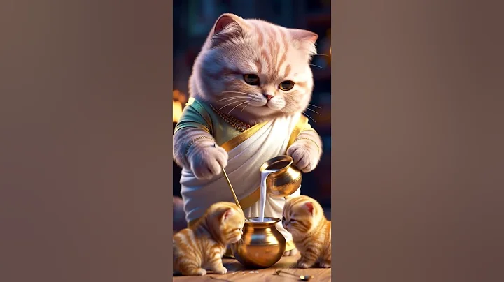 Watch the video about Cats are cooking again.