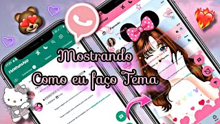 SHOWING HOW TO CREATE A THEME FOR WHATSAPP MOD. *Do it yourself.* screenshot 1