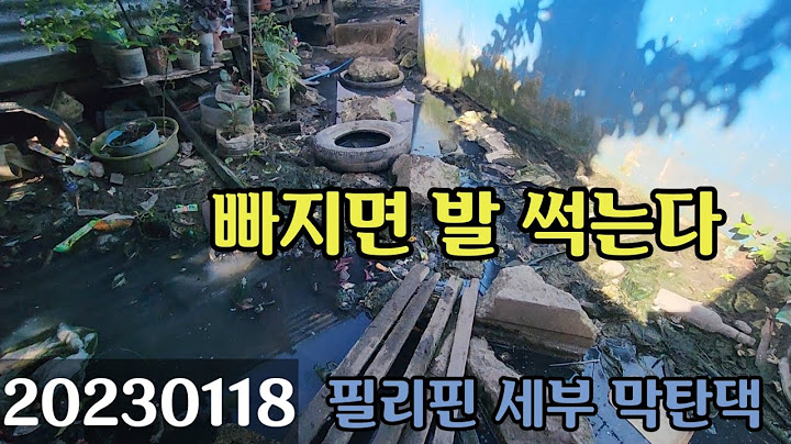 필리핀 빈민지역 보행로 공사. 리아제인 지붕수리 어떻게 할까? 니산지역 공사 점검, 후원품 배달