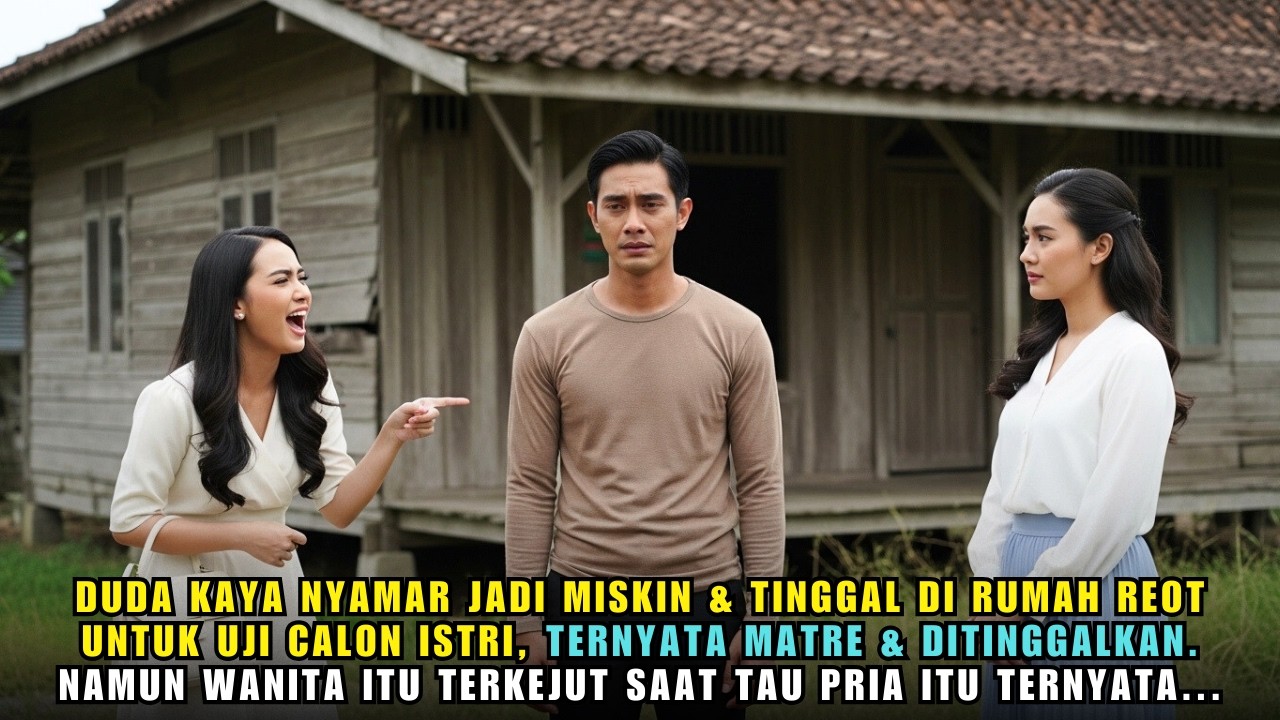 DUDA KAYA NYAMAR TINGGAL DI RUMAH REOT DEMI UJI CALON ISTRI - NAMUN DIHINA MISKIN, TERNYATA PRIA ITU