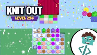 Knit Out Level 294 | Walkthrough | No Boosters