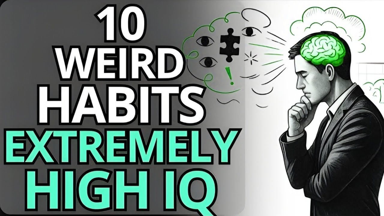 🧠 10 WEIRD HABITS That Prove You Have an EXTREMELY HIGH IQ | Signs of High Intelligence 