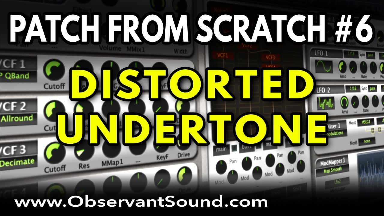 Zebra 2 Tutorial - Distorted Cinematic Undertone - Patch From Scratch #6