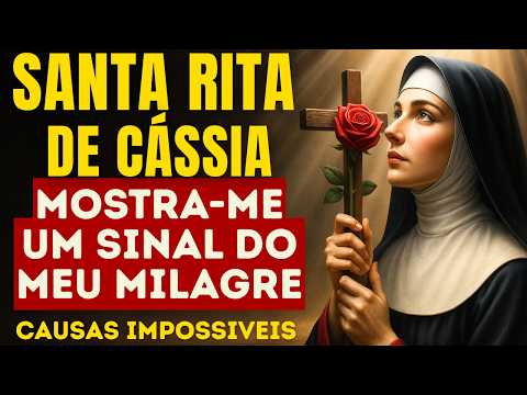 SANTA RITA DAS CAUSAS IMPOSSIVEIS MOSTRA UM SINAL DO MEU MILAGRE NESSA NOITE