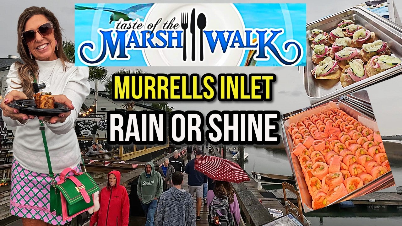 Taste of the Marsh Walk TOUR in Murrells Inlet - Best Foods from 8 Restaurants! - Near Myrtle Beach!