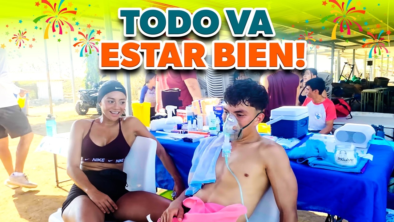 Los corredores están Cayendo Desmayados El sol esta fuerte