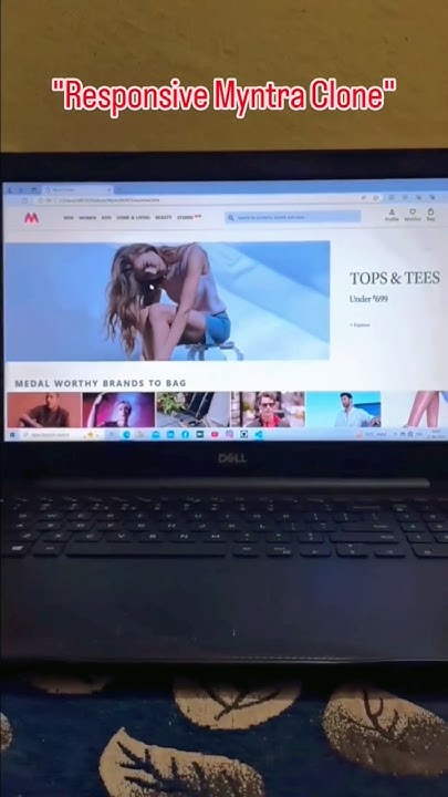 Responsive Myntra Clone🔥👨🏻💻 #craazy_coder #myntraclone # ...