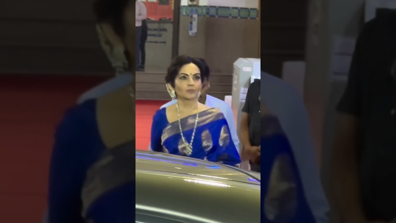 Nita Ambani Heads Out After Attending an School Annual Day Event