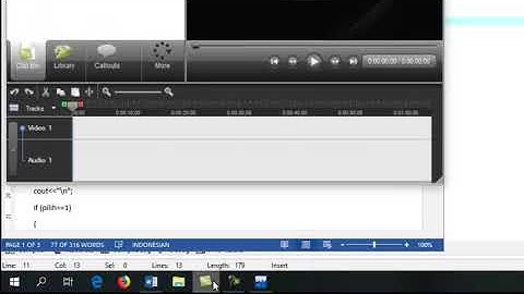 Video Tutorial Membuat Program Menghitung Luas dan Keliling Bangun Datar Dengan Dev C++