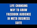 Life Changing Way To Grow Your Facebook Following In Meta Business Suite