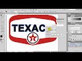 27. Adobe Illustrator Tutorials: TEXACO Logo - Khmer Computer Knowledge