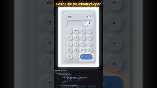 HTML CSS JavaScript Calculator Project (Source Code Included) #logicreel #code #Create #Design
