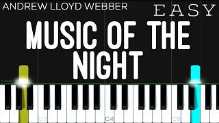 Andrew Lloyd Webber - The Music Of The Night (Phantom Of The Opera) | EASY Piano Tutorial chords