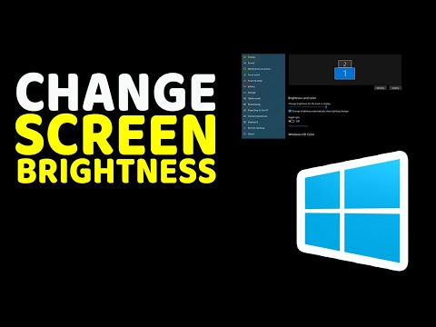 How to Quickly Change Screen Brightness Right From Desktop In Windows 10 hqdefault