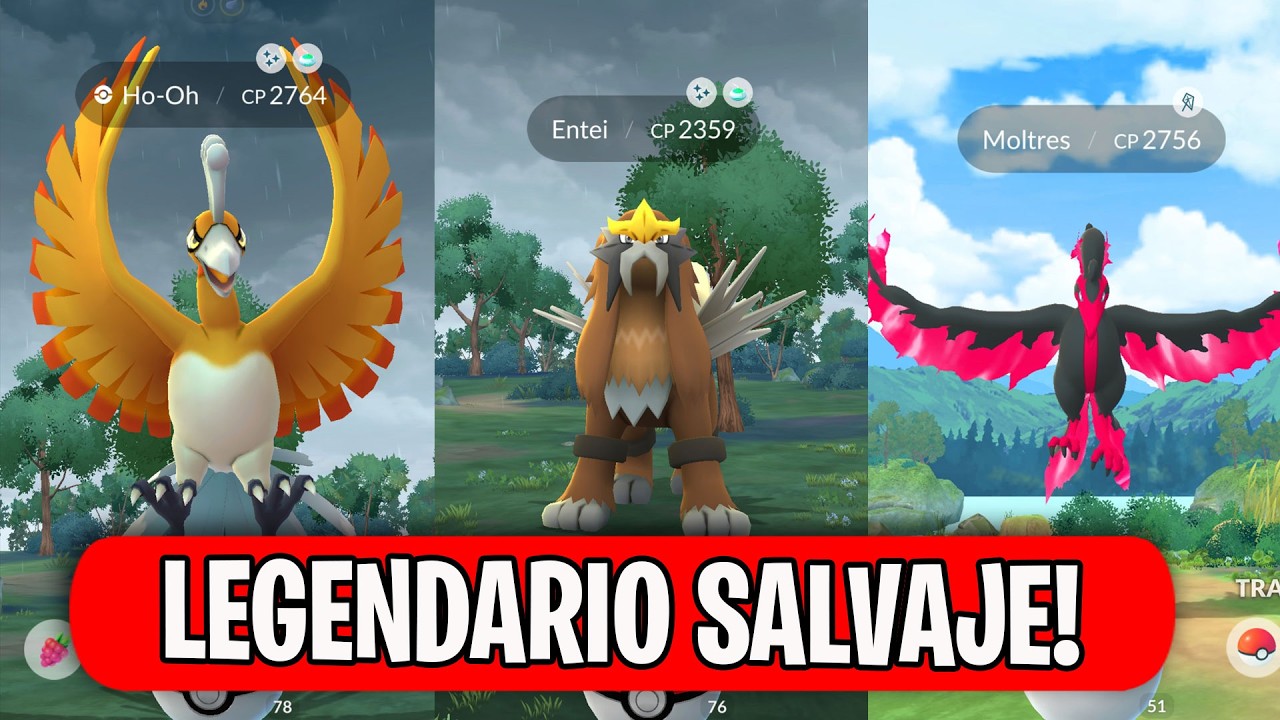 LEGENDARIOS SALVAJE Y DE INCIENSO POR 3 DÍAS EN POKÉMON GO!