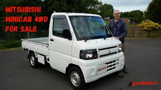Mitsubishi Minicab 4WD kei truck for sale | 2011, 69k miles, U62T model code, VX-SE trim