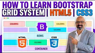 How to learn bootstrap grid system | html5 | css3 | Part-9