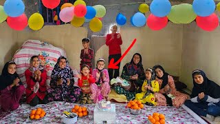 Nomadic birthday party; a birthday party full of joy is held for Fatima