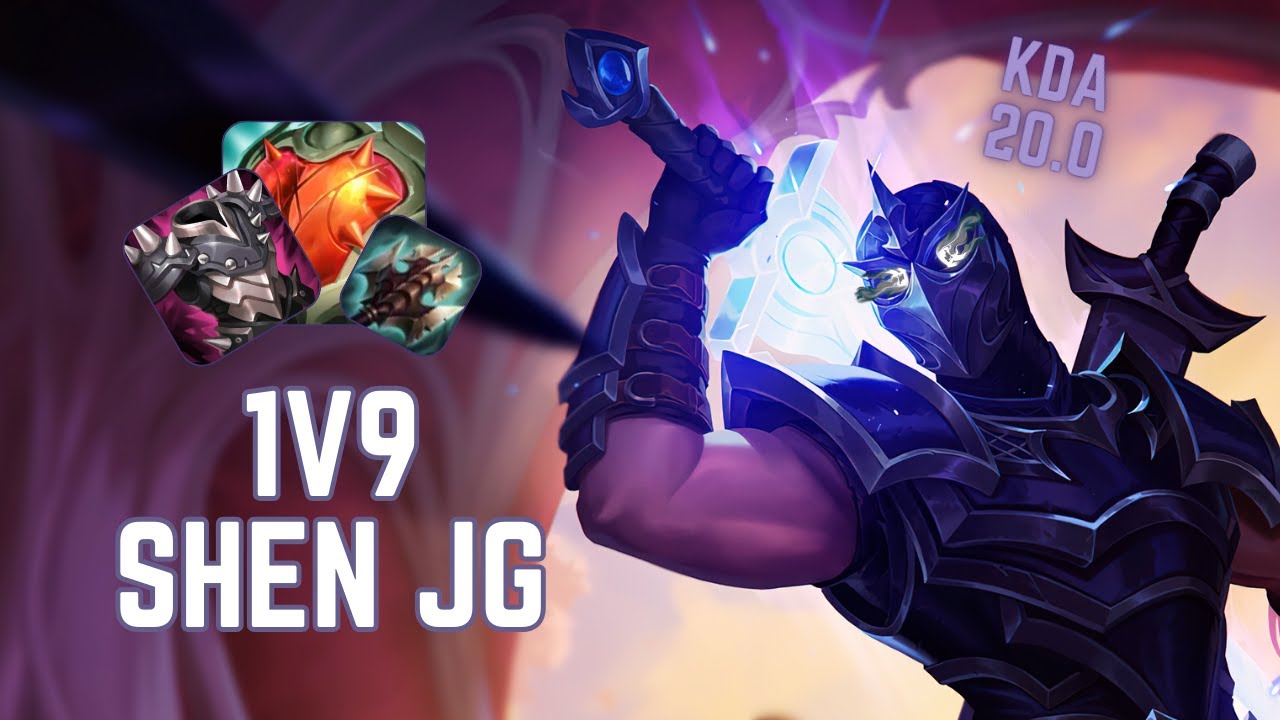 Unstoppable Shen Jungle Carry | 5/0/15 Perfect Game | League of Legends Ranked Gameplay