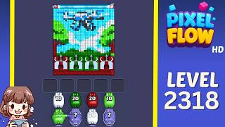 Pixel Flow Level 2318 Solution Walkthrough