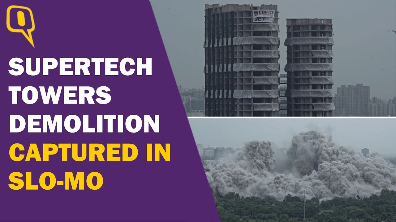 Slow-Motion Video of Supertech Demolition Shows How Floors Crumbled and Reduced to Dust | The Quint