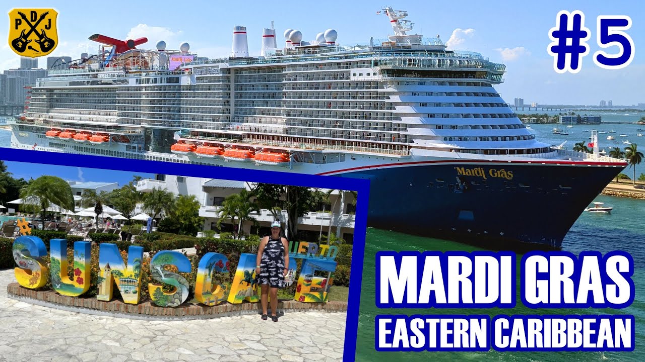 Carnival Mardi Gras Pt.5: Amber Cove, Sunscape Day Pass, Guy's Smokehouse, Tiki Party - ParoDeeJay