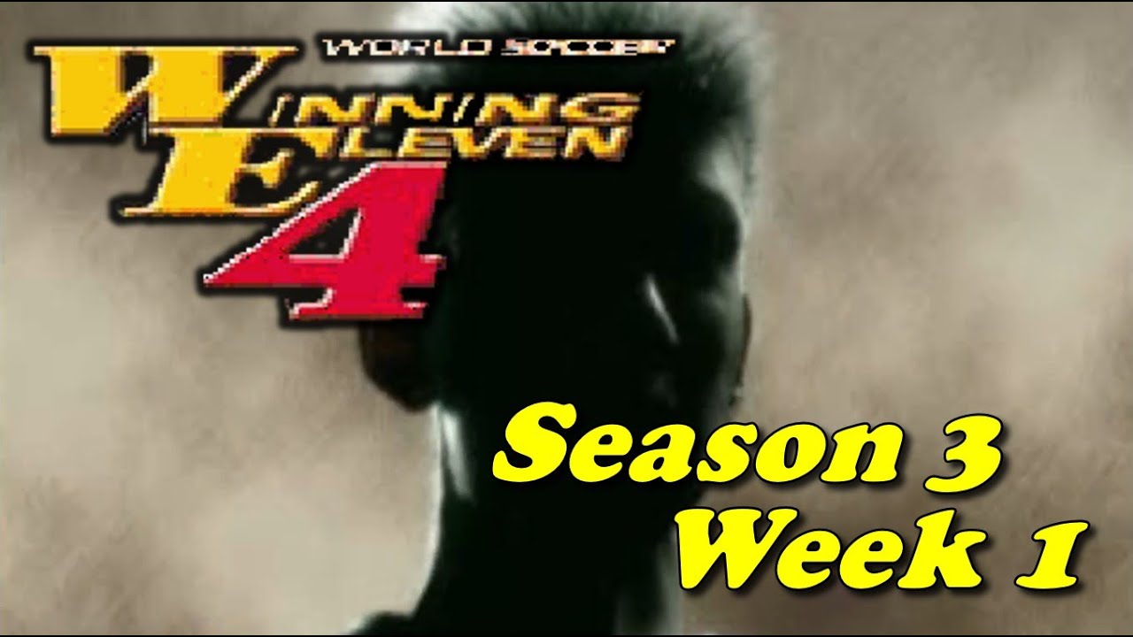 (PS) Winning Eleven 4 - Master League (Hard) - S3 - Week 1 - vs. Juventus