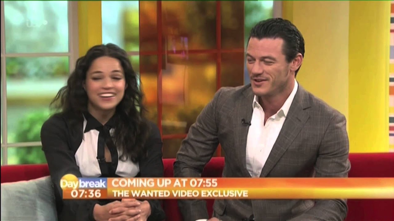 Luke Evans, Michelle Rodriguez on ITV Daybreak
