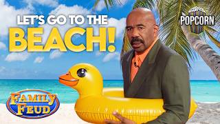 Let's Go To The Beach! Best BEACH Questions With FUNNIEST Answers! | Family Feud