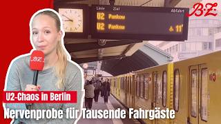 U2 Chaos in Berlin: A Nerve-Wracking Ordeal for Thousands of Passengers!